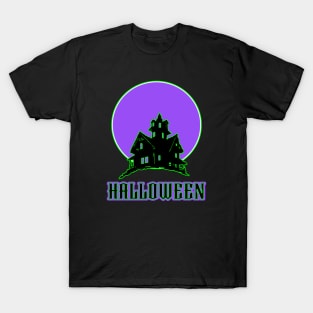 Haunted House Graphic T-Shirt